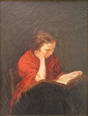 <p><b><i>Femme lisant</i>, <br/>1868<br/>François Bonvin</b><br/><br/></p>